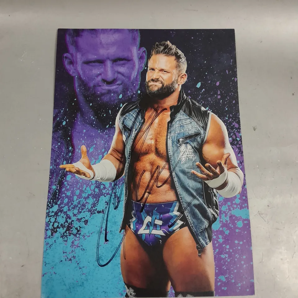 MATT CARDONA PRO WRESTLER SIGNED PRINT 