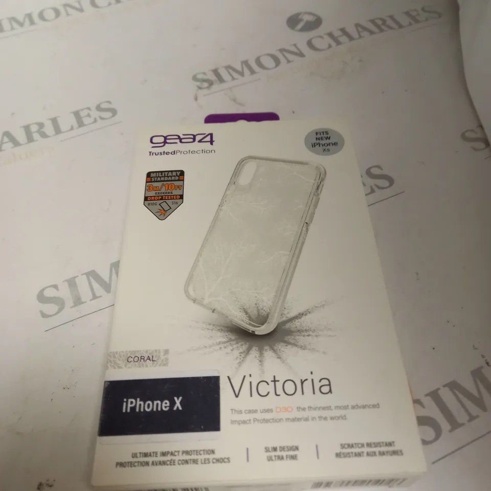 BOX OF APPROXIMATLEY 75 VICTORIA IPHONE X/XS CASES - CORAL 