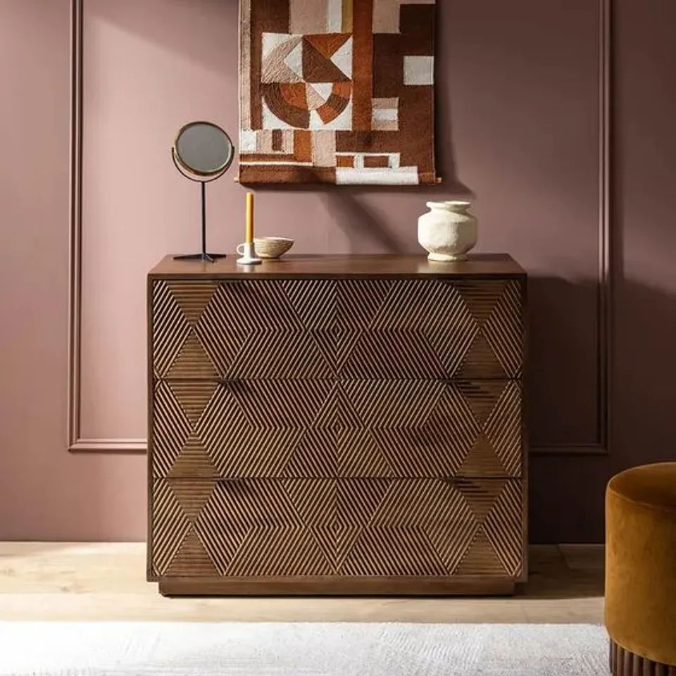 BOXED ATKIN AND THYME TESSA CHEST OF DRAWERS