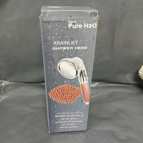 BOXED KRAINLIET PURE H2O SHOWER HEAD 