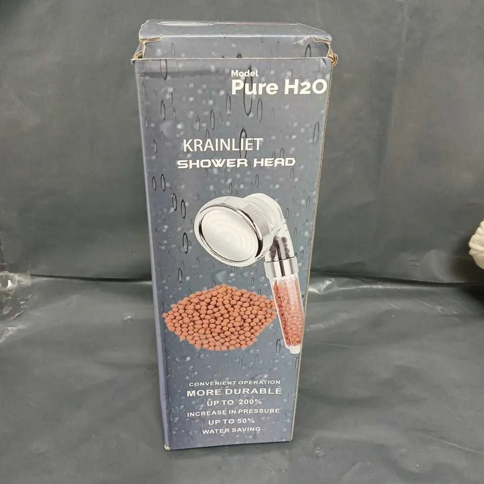 BOXED KRAINLIET PURE H2O SHOWER HEAD 