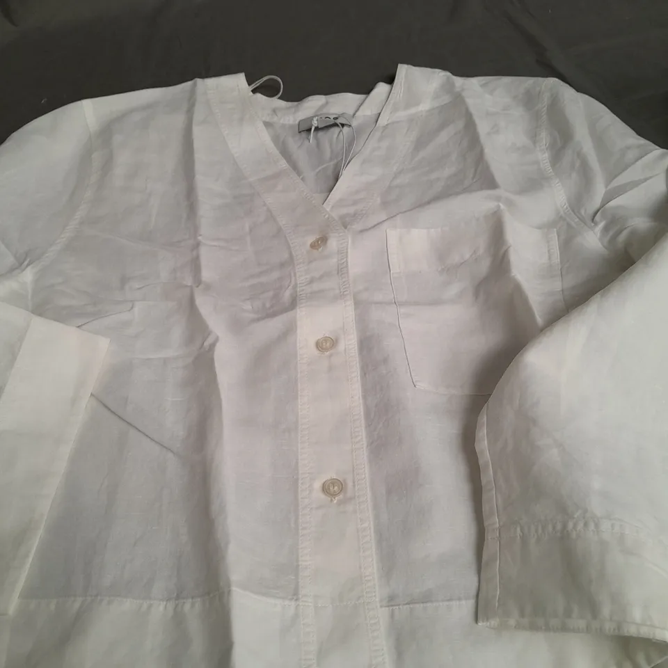 COS THIN LOW NECK SHIRT - EUR 38