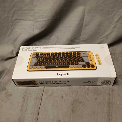 LOGITECH POP KEYS MECHANICAL WIRELESS KEYBOARD, BOXED.  US INTERNATIONAL VERSION