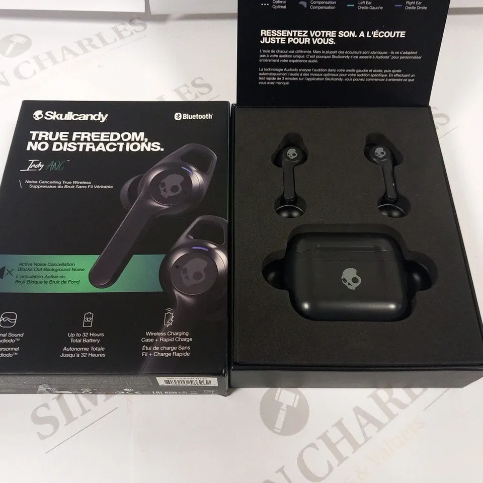 BOXED SKULLCANDY TRUE FREEDOM NO DISTRACTIONS INDY ANC NOISE CANCELLING TRUE WIRELESS EARBUDS