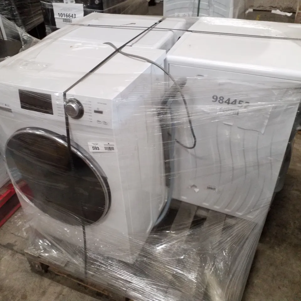 HOOVER H-WASH 300 FREESTANDING WASHER DRYER WHITE AND AIER HW701200 RPM DIRECT MOTION WASHING MACHINE