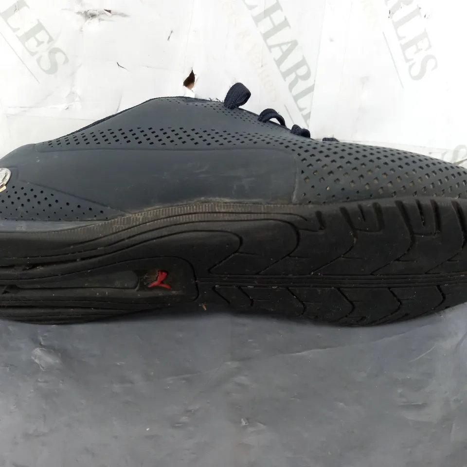 PUMA BMW MOTORSPORT LACE UP TRAINERS IN NAVY - SIZE 9