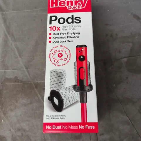 HENRY QUICK PODS HIGH-EFFICIENCY FILTER PODS – 10X PACK