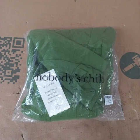 BAGGED NOBODY'S CHILD PETITE SLEEVELESS CHARLIE MIDAXI DRESS IN GREEN SIZE UK 10