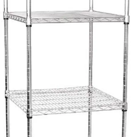 BOXED VOGUE 4 TIER WIRE TOWER UNIT 610X610MM