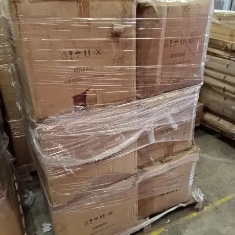 PALLET OF ASSORTED INCOMPLETE RATTAN OUTDOOR FURNITURE SETS, PARTS ONLY