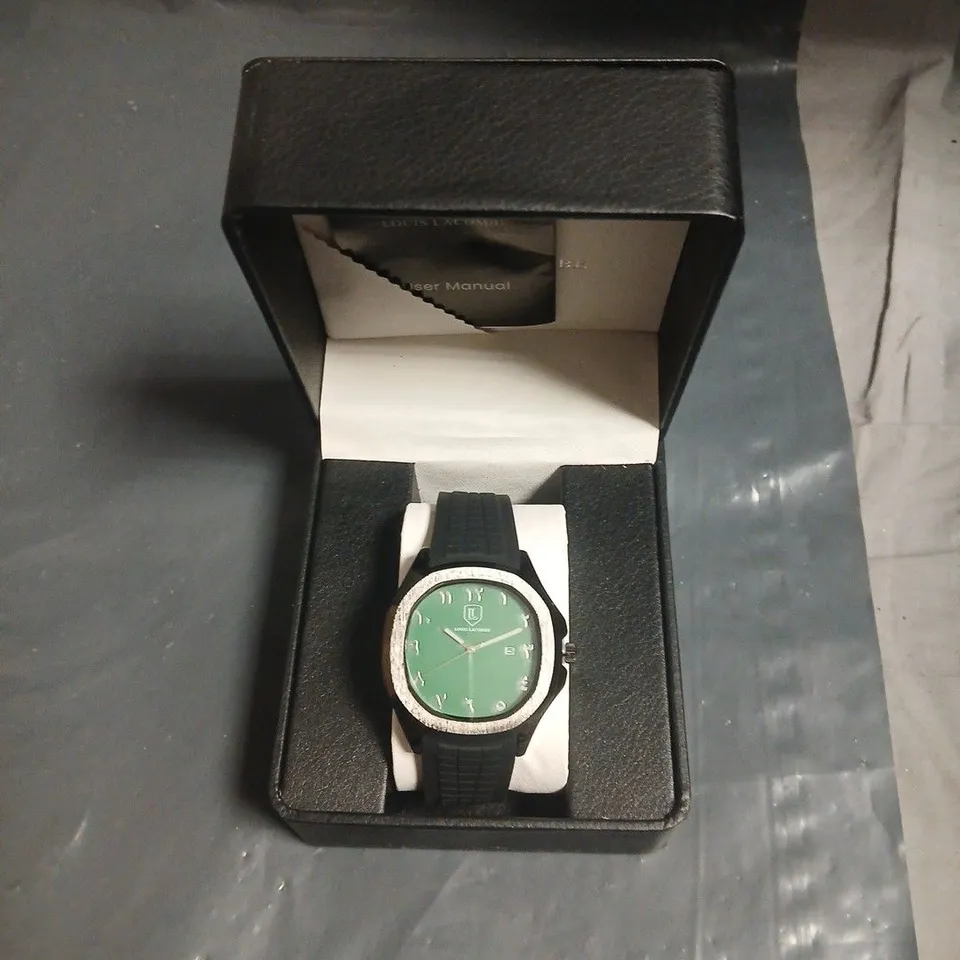 LOUIS LACOMBE WRISTWATCH – GREEN DIAL 