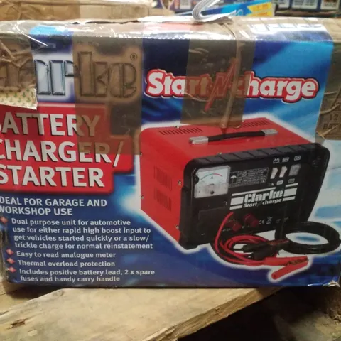 BOXED CLARKE BC190 BATTERY STARTER/CHARGER