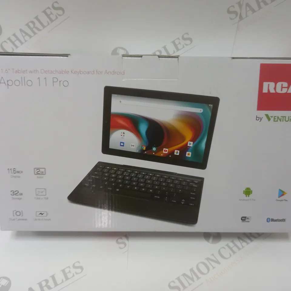 BRAND NEW BOXED VENTURER APOLLO 11 PRO 11.6” TABLET - 32 GB, BLACK