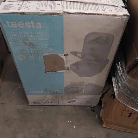 BOXED TEESTA RIMLESS WALL HUNG TOILET 