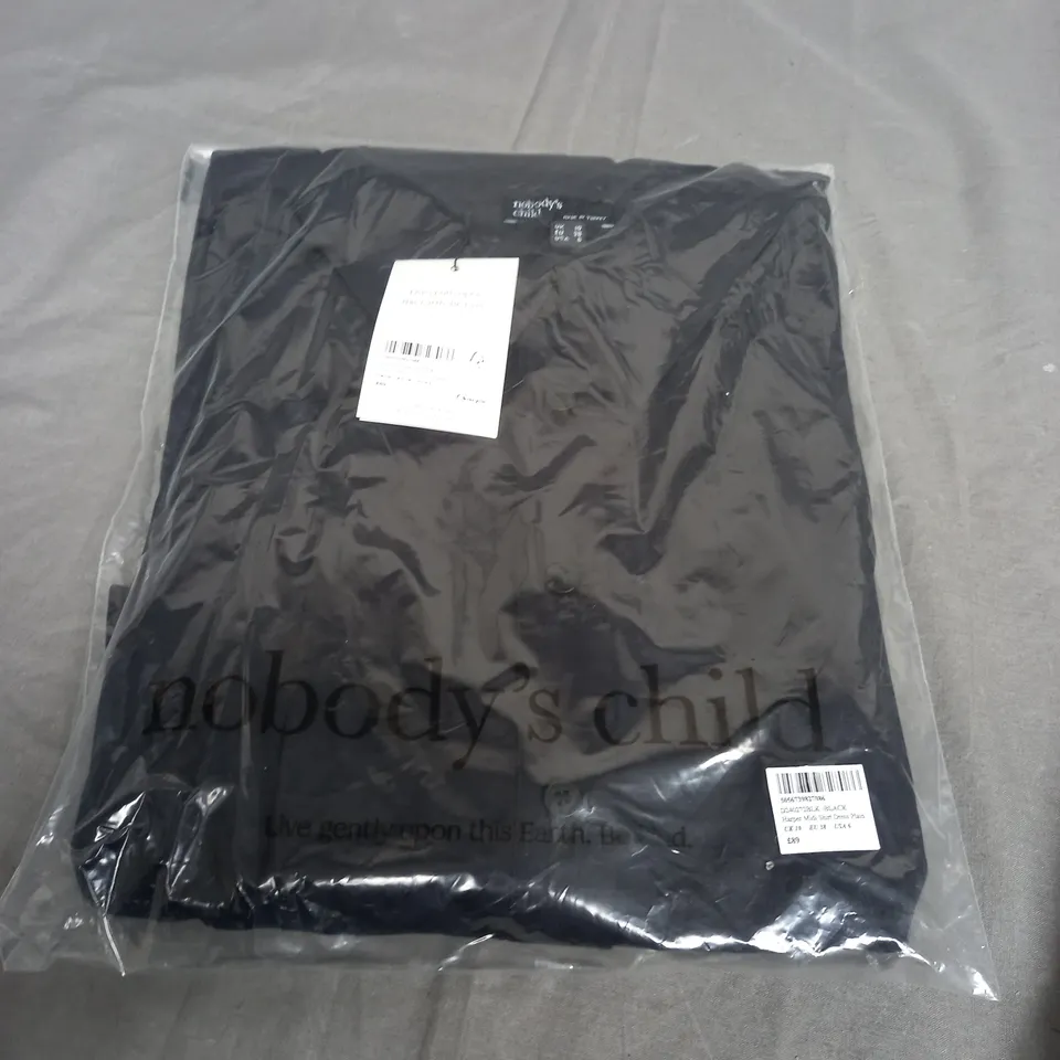 SEALED NOBODYS CHILD HARPER MIDI SHIRT DRESS PLAIN - UK 10