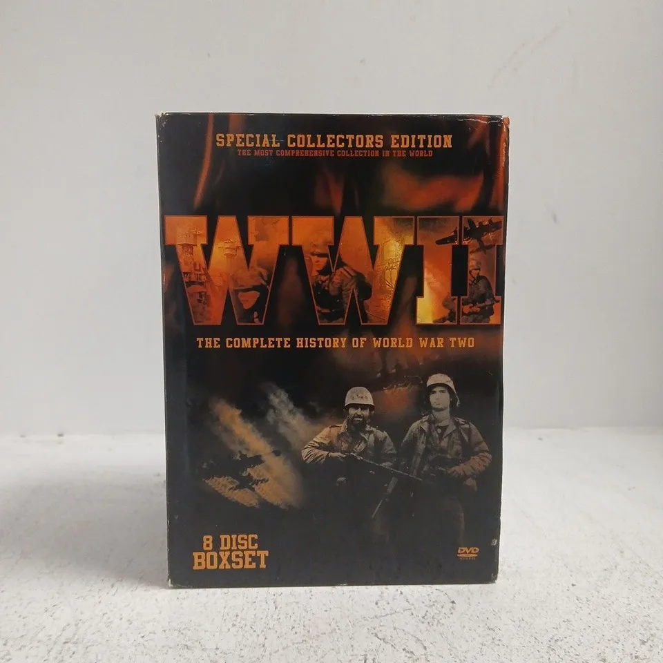 SPECIAL COLLECTOR'S EDITION WWII: THE COMPLETE HISTORY OF WORLD WAR TWO – 8 DISC BOX SET