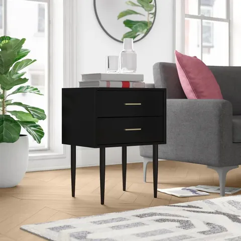 BOXED VIVIANO SIDE TABLE WITH STORAGE (1 BOX)