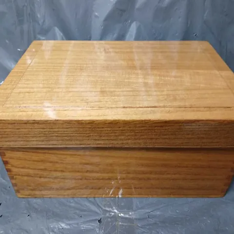 SOLID PAULOWNIA ASHES CASKET