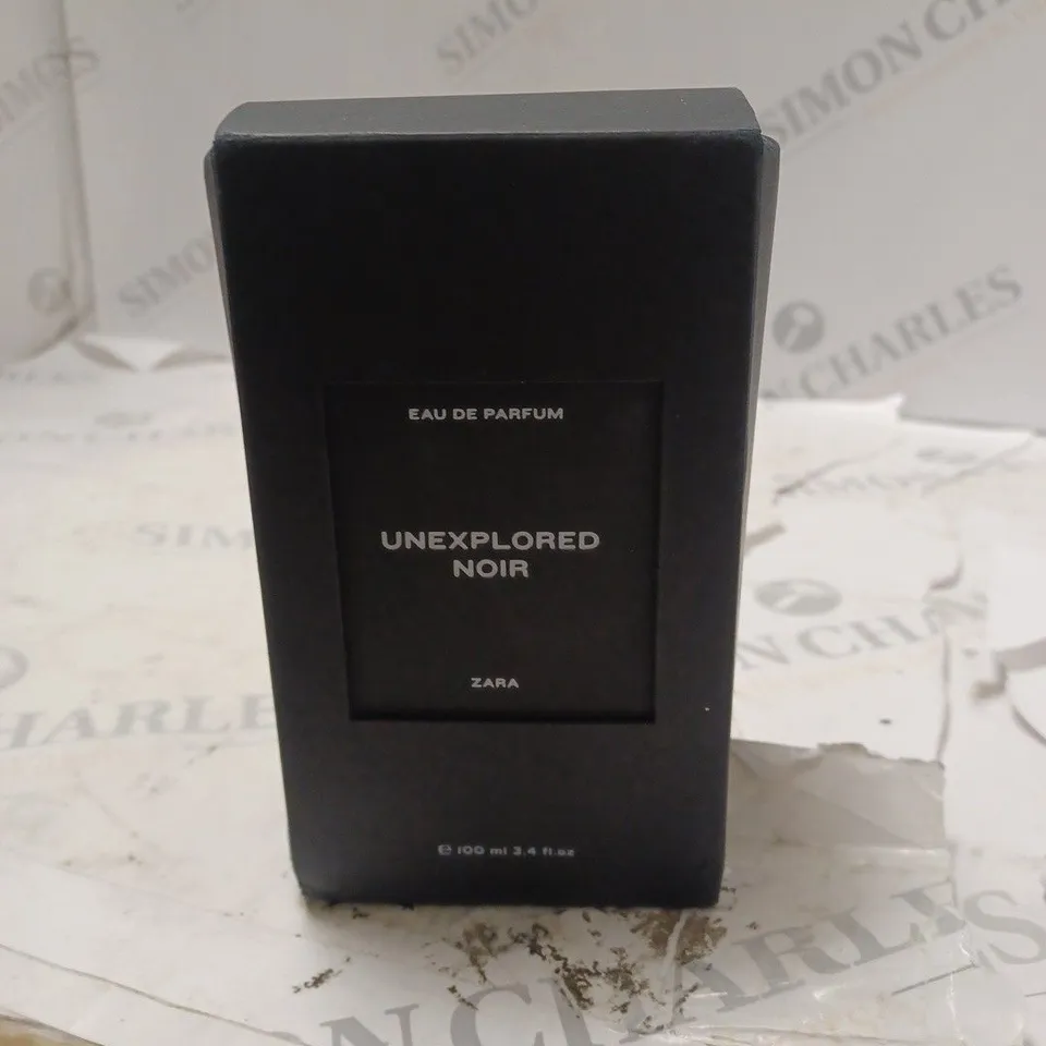 BOXED ZARA UNEXPLORED NOIR EAU DE PARFUM 100ML