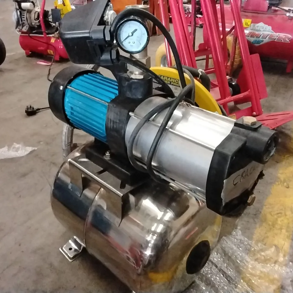 CLARKE CBT1400SS 1" 1650W 90LPM 50M HEAD STAINLESS STEEL BOOSTER PUMP (230V)