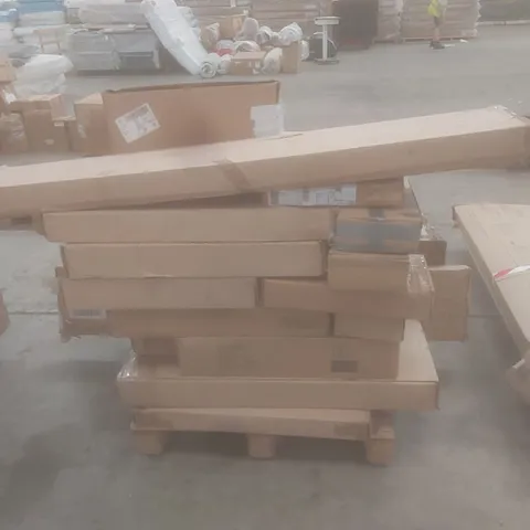 PALLET OF ASSORTED BOXED FURNITURE AND FURNITURE PARTS