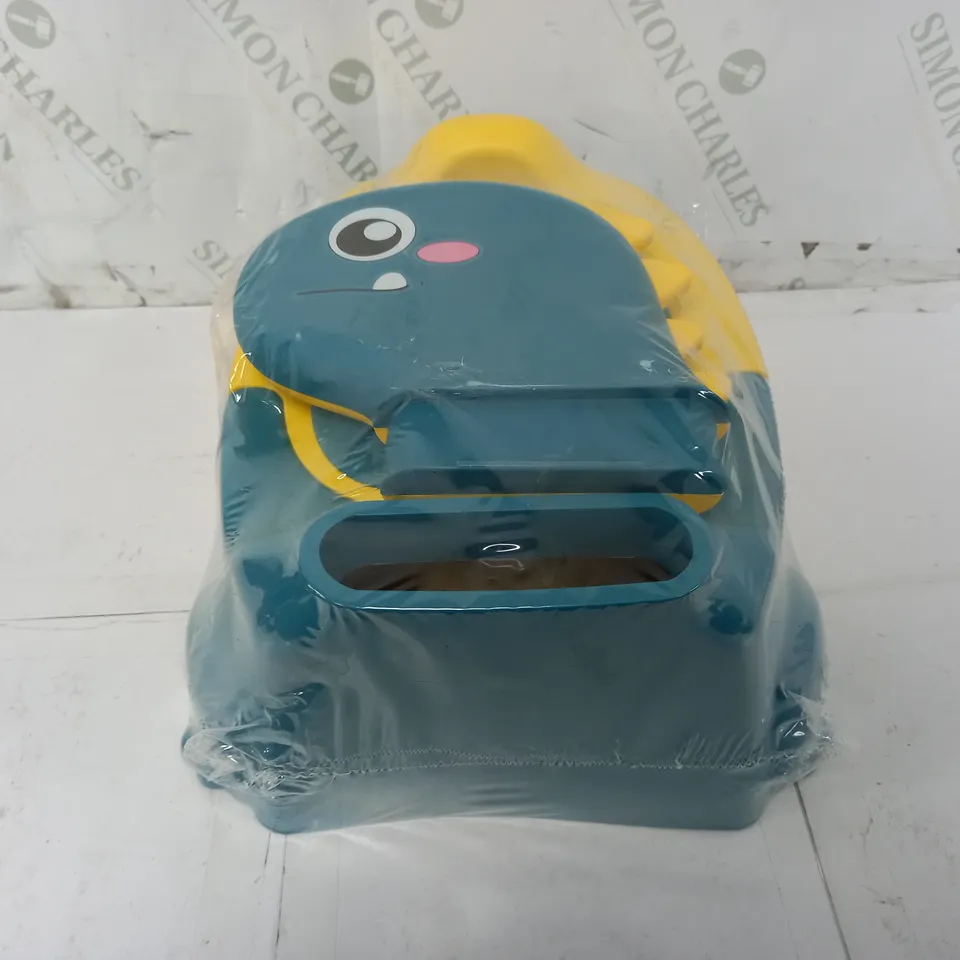 DINOSAUR THEMED POTTY IN GREEN/YELLOW