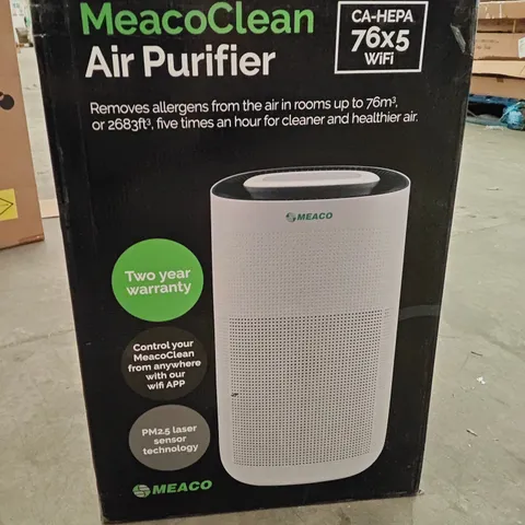 BOXED MEACO 76X5 AIR PURIFIER 