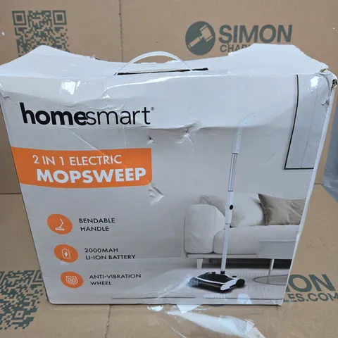 BOXED HOMESMART 2-IN-1 ELECTRIC MOP & SWEEPER