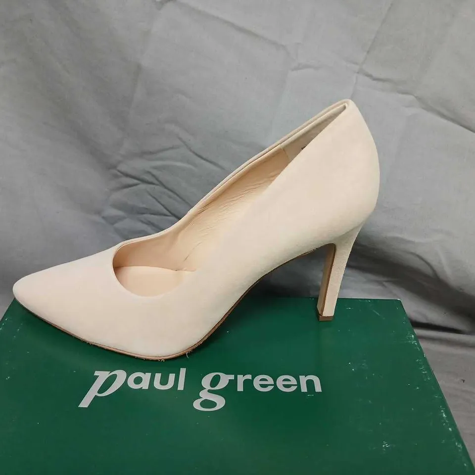 PAUL GREEN BISCUIT BEIGE HIGH HEEL SHOES – UK 6