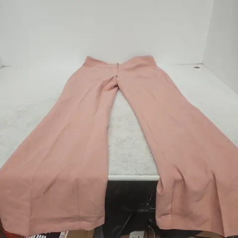 ZARA WOMEN'S PINK TROUSERS – EU/USA L, MEX 30 (MADE IN TURKEY) (VERIFY BRAND)