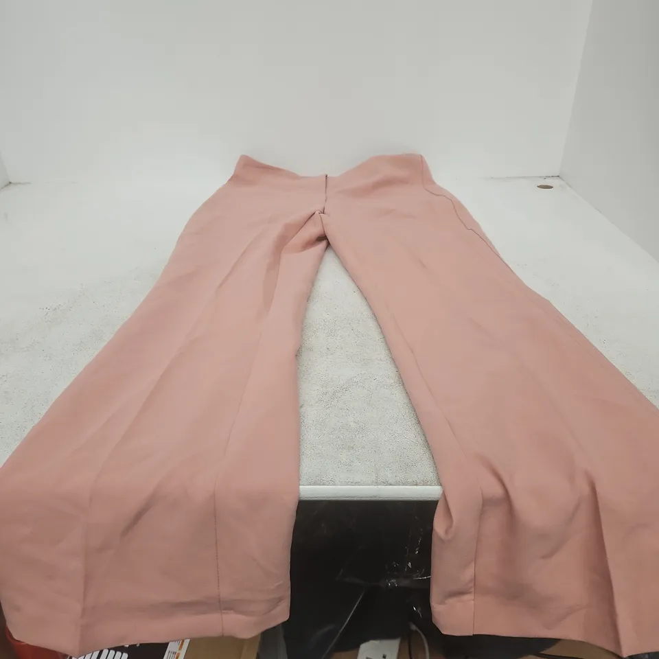 ZARA WOMEN'S PINK TROUSERS – EU/USA L, MEX 30 (MADE IN TURKEY) (VERIFY BRAND)