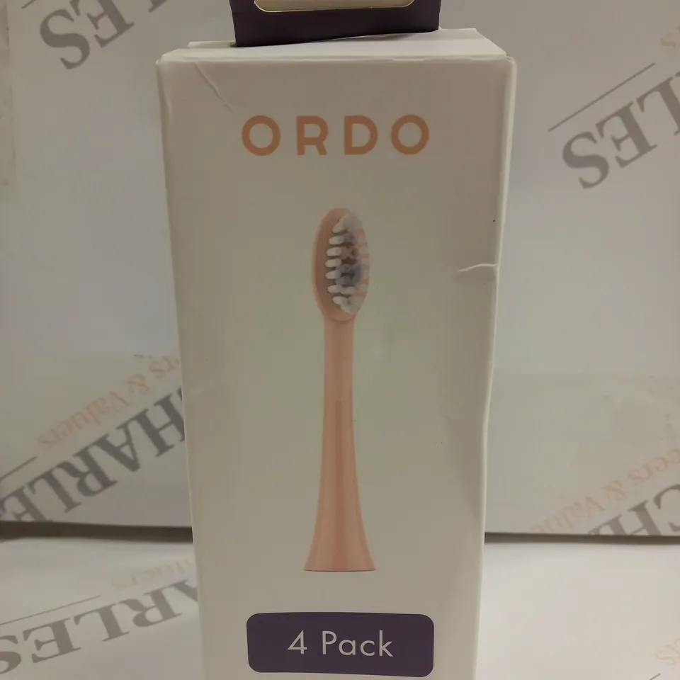 BOXED ORDO BRUSH HEADS ROSE GOLD X4