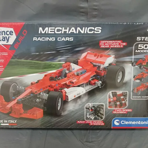 BOXED SCIENCE & PLAY MECHANICS BUILD RACING CARS KIT