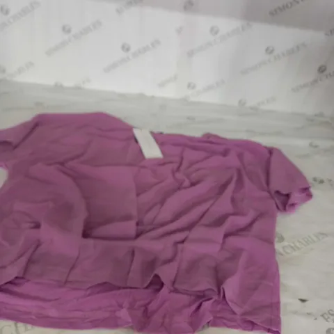FRENCH CONNECTON FRILLED VIOLET BLOUSE