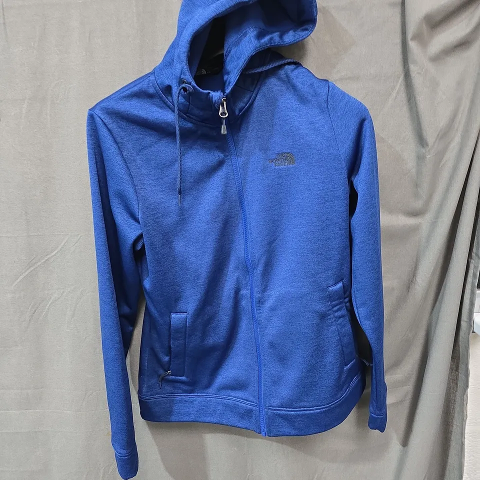 THE NORTH FACE WOMEN'S FLEECE ZIP HOODIE – BLUE, SIZE M