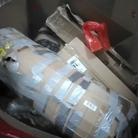 PALLET OF ASSORTED HOUSEHOLD GOODS AND PRODUCTS TO INCLUDE; BOXED FURNITURE ETC