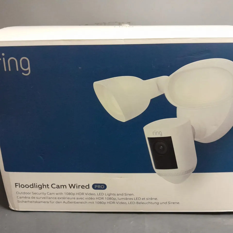 BOXED RING FLOODLIGHT CAM WIRED PRO