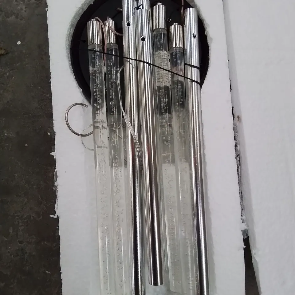 A SET OF LED SOLAR WIND CHIMES