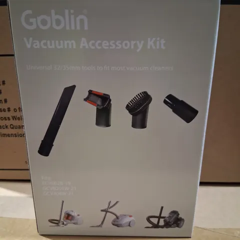 BOX OF APPROXIMATELY 14 BRAND NEW BOXED GOBLIN VACUUM ACCESSORY KITS