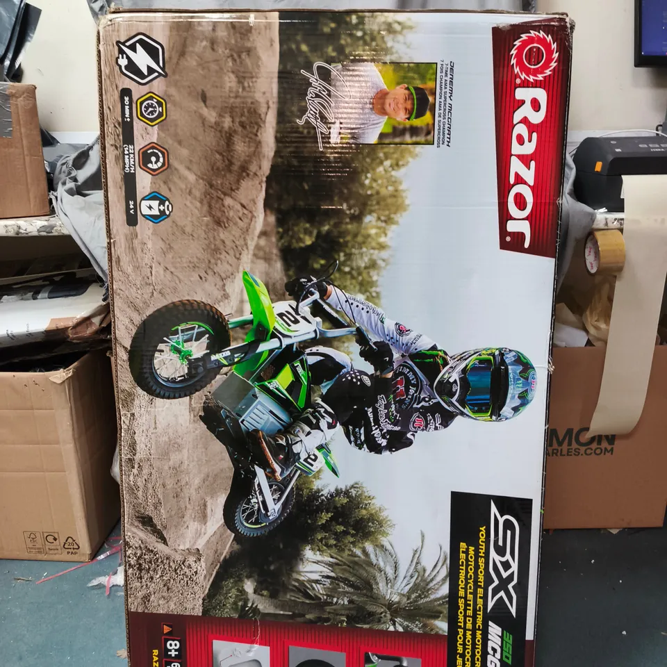 RAZOR MCGRATH SX350 ELECTRIC DIRT BIKE - COLLECTION ONLY RRP £479.99