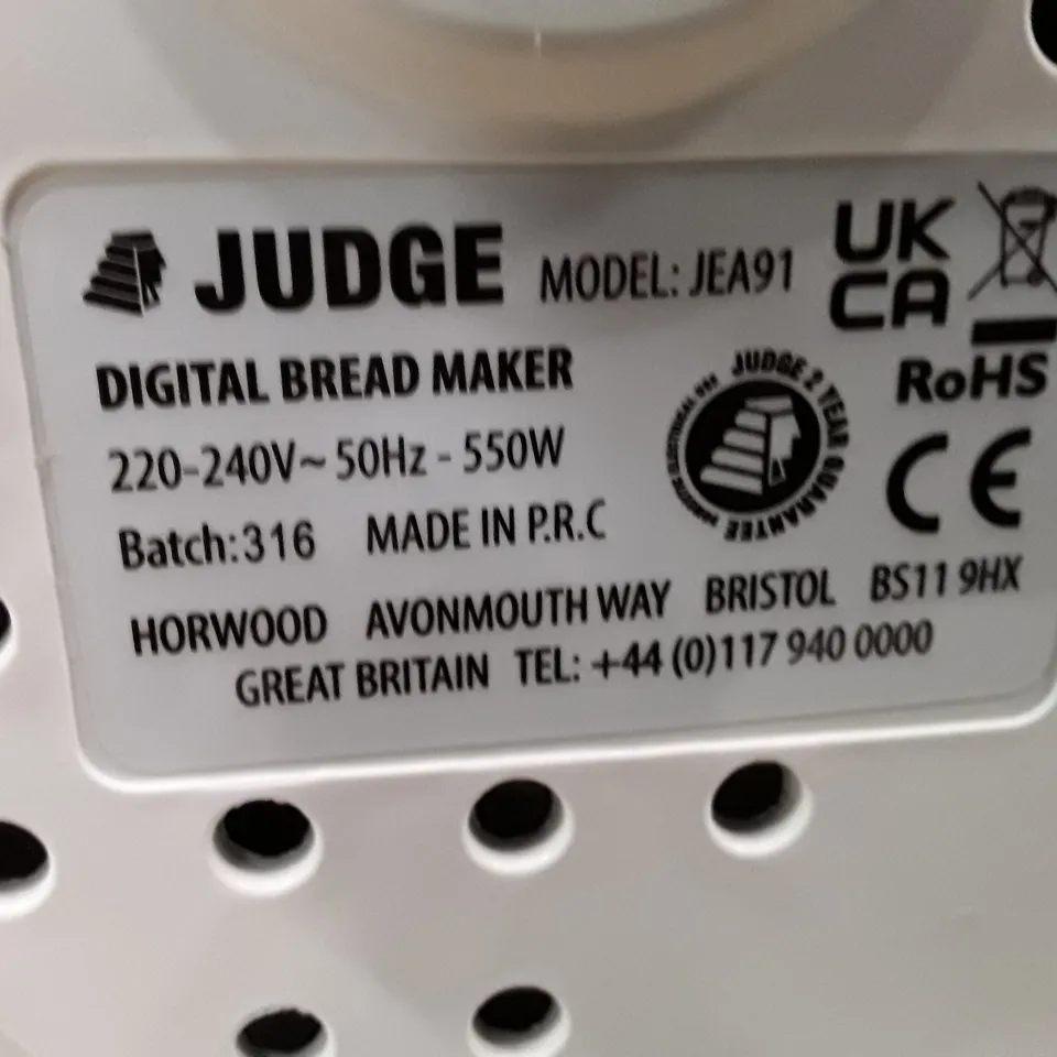 BOXED JUDGE DIGITAL BREAD MAKER