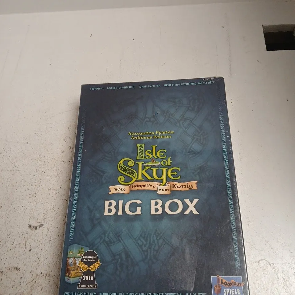 ISLE OF SKYE BIG BOX - BOARD GAME WITH BASE GAME & EXPANSIONS (SEALED) (GERMAN LANGUAGE)
