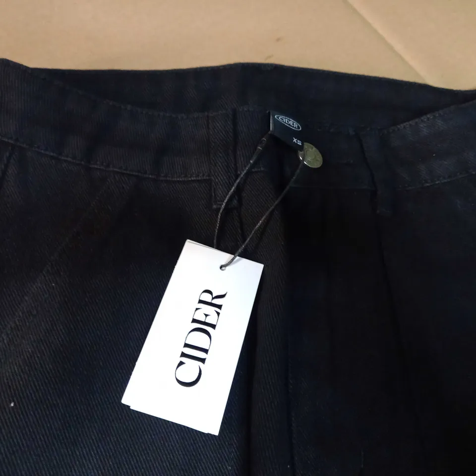 CIDER DENIM STYLE COMBAT TROUSERS - XS