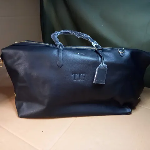 KATIE LOXTON BLACK/GOLD DETAILED WEEKEND BAG