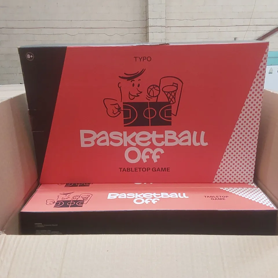 PALLET CONTAINING APPROXIMATELY 80x BRAND NEW TYPO BASKETBALL OFF TABLETOP GAMES