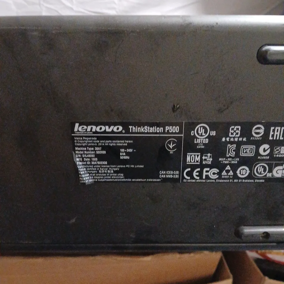 LENOVO THINKSTATION P500 DESKTOP TOWER