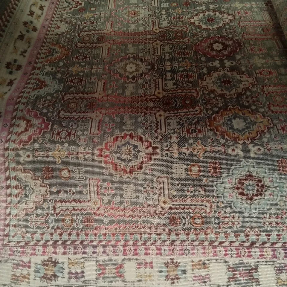 OLDHAM TUFTED GREY/PINK RUG 120X180CM