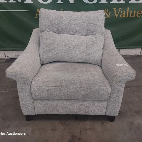 QUALITY BRITISH DESIGNER G PLAN RILEY SNUGGLER CHAIR KAMPALA DUCK EGG FABRIC