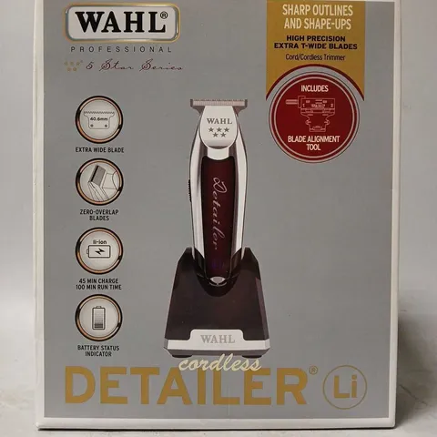 BOXED WAHL CORDLESS DETAILER 