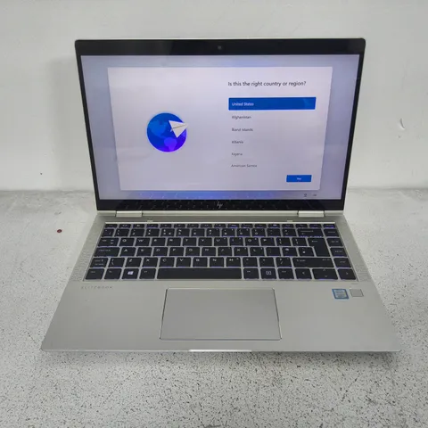 UNBOXED HP ELITEBOOK X360 1040 6G INTEL I-7 8TH GEN LAPTOP IN SILVER